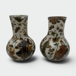 18th C. Arte Povera Vases | Italian Chinoiserie Antiques