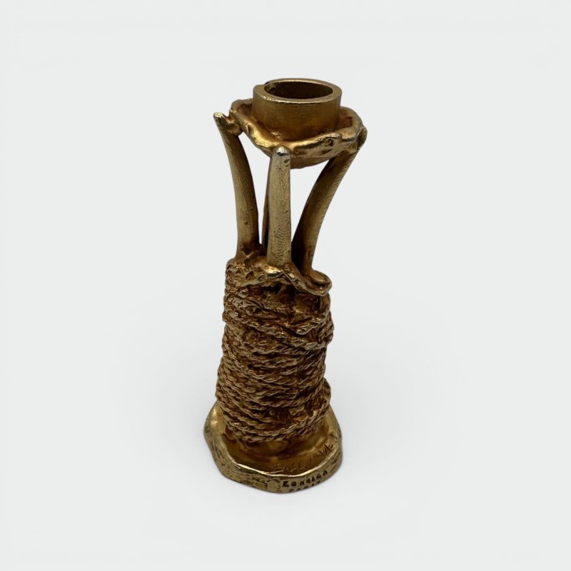 Sculptural Candlestick, Pierre Casenove for Fondica, Signed, 1990s