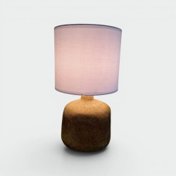 Ball-Shaped Table Lamp in Reconstituted Stone, Circa 1970 | Modern Eye Gallery