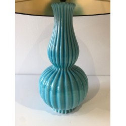 Ceramic Table Lamp, French Work, circa 1970
