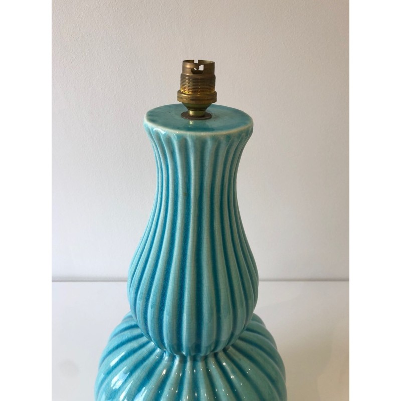 Ceramic Table Lamp, French Work, circa 1970