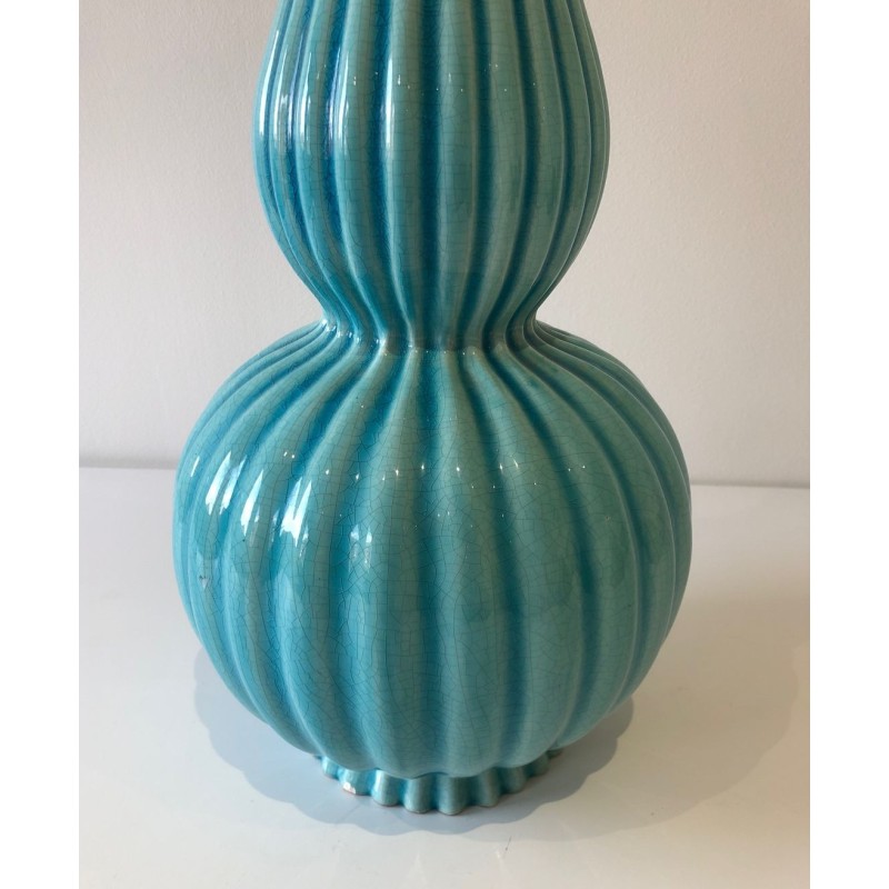 Ceramic Table Lamp, French Work, circa 1970