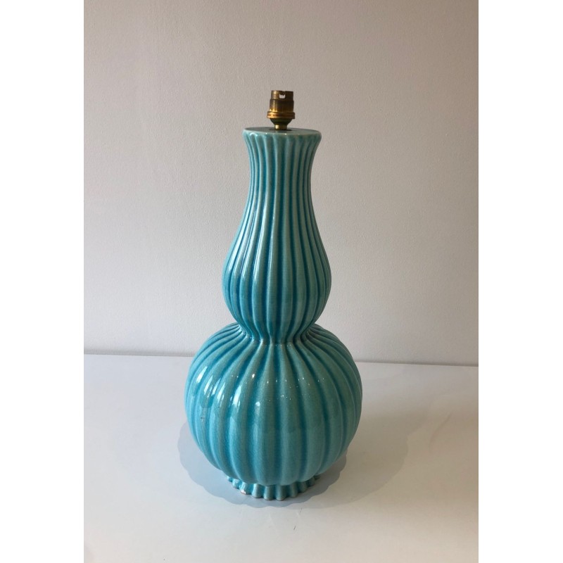 Ceramic Table Lamp, French Work, circa 1970
