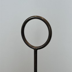 Green Lacquered Metal Umbrella Stand with Tulip Base and R | Maison Barrois