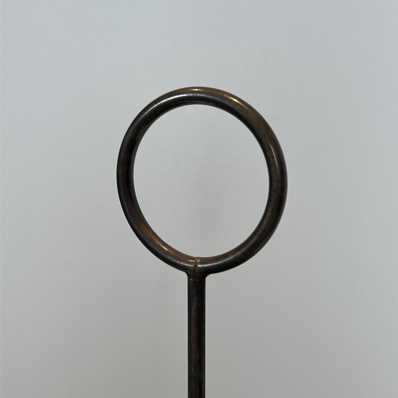 Green Lacquered Metal Umbrella Stand with Tulip Base and R | Maison Barrois