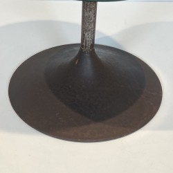 Green Lacquered Metal Umbrella Stand with Tulip Base and R | Maison Barrois
