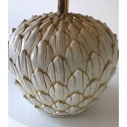 Artichoke Ceramic Table Lamp, French Work, circa 1970