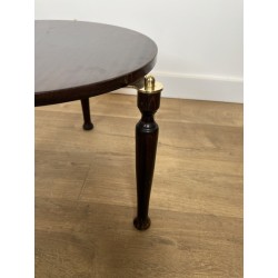 Set of Four Fan-Pivoting Nesting Tables in Mahogany with T | Maison Barrois