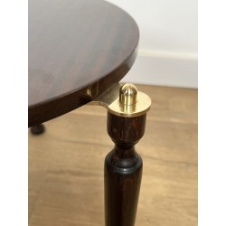 Set of Four Fan-Pivoting Nesting Tables in Mahogany with T | Maison Barrois