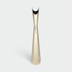 Silvered Metal Bud Vase, Italian Work, “Cardinale”, circa | Maison Barrois
