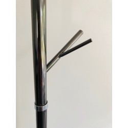 Tree-Form Standing Coat Rack in Black Lacquered Metal and | Maison Barrois
