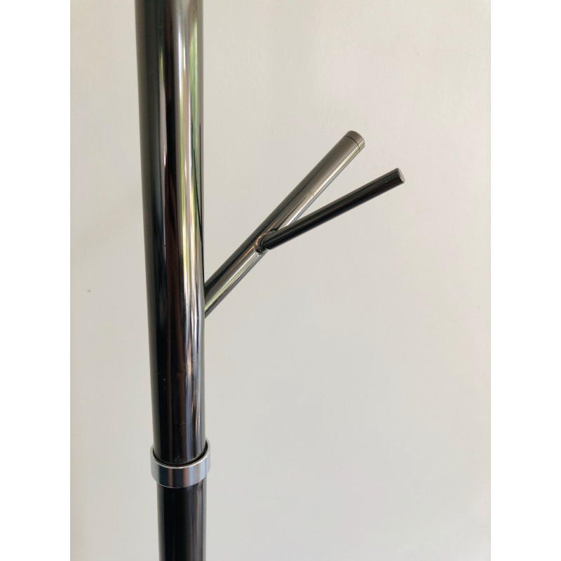 Tree-Form Standing Coat Rack in Black Lacquered Metal and | Maison Barrois
