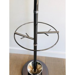 Tree-Form Standing Coat Rack in Black Lacquered Metal and | Maison Barrois