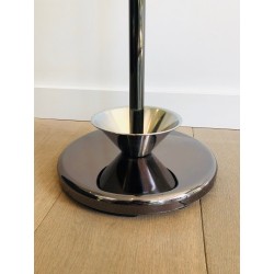 Tree-Form Standing Coat Rack in Black Lacquered Metal and | Maison Barrois