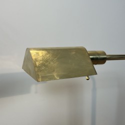 Pair of Brass Floor Reading Lamps with Adjustable Height a | Maison Barrois