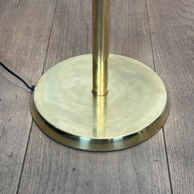 Pair of Brass Floor Reading Lamps with Adjustable Height a | Maison Barrois