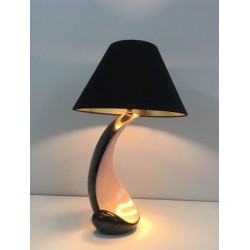 Design Ceramic Table Lamp, French Work, circa 1950