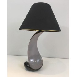Design Ceramic Table Lamp, French Work, circa 1950