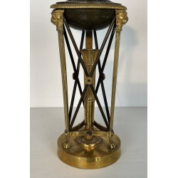 Pair of Perfume Burners in Gilt and Patinated Bronze in the Empire Style, in the Style of Claude Galle, 19th Century