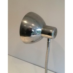 Swinging Articulated Chrome Table Lamp, circa 1960