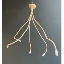 Rope Chandelier, Design Object, Mid-Century Modern, French Work, circa 1970
