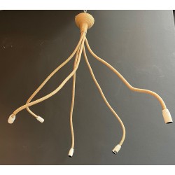 Rope Chandelier, Design Object, Mid-Century Modern, French Work, circa 1970