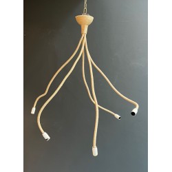 Rope Chandelier, Design Object, Mid-Century Modern, French Work, circa 1970