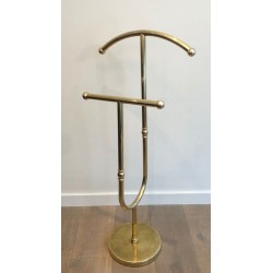 Valet Stand in Brass, French, circa 1970